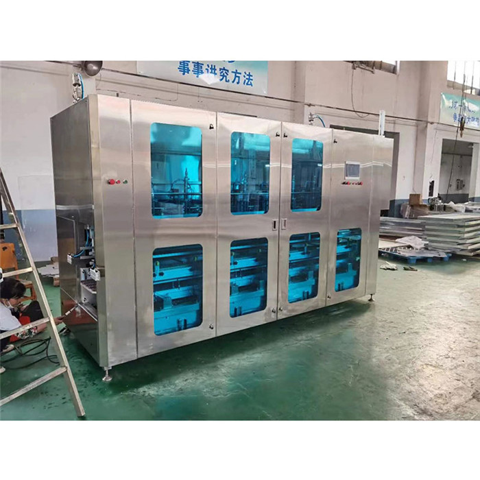 Αυτόματο μηχάνημα πλήρωσης απορρυπαντικών πλυντηρίων που γεμίζει τη μηχανή συσκευασίας υδατοδιαλυτών καψουλών